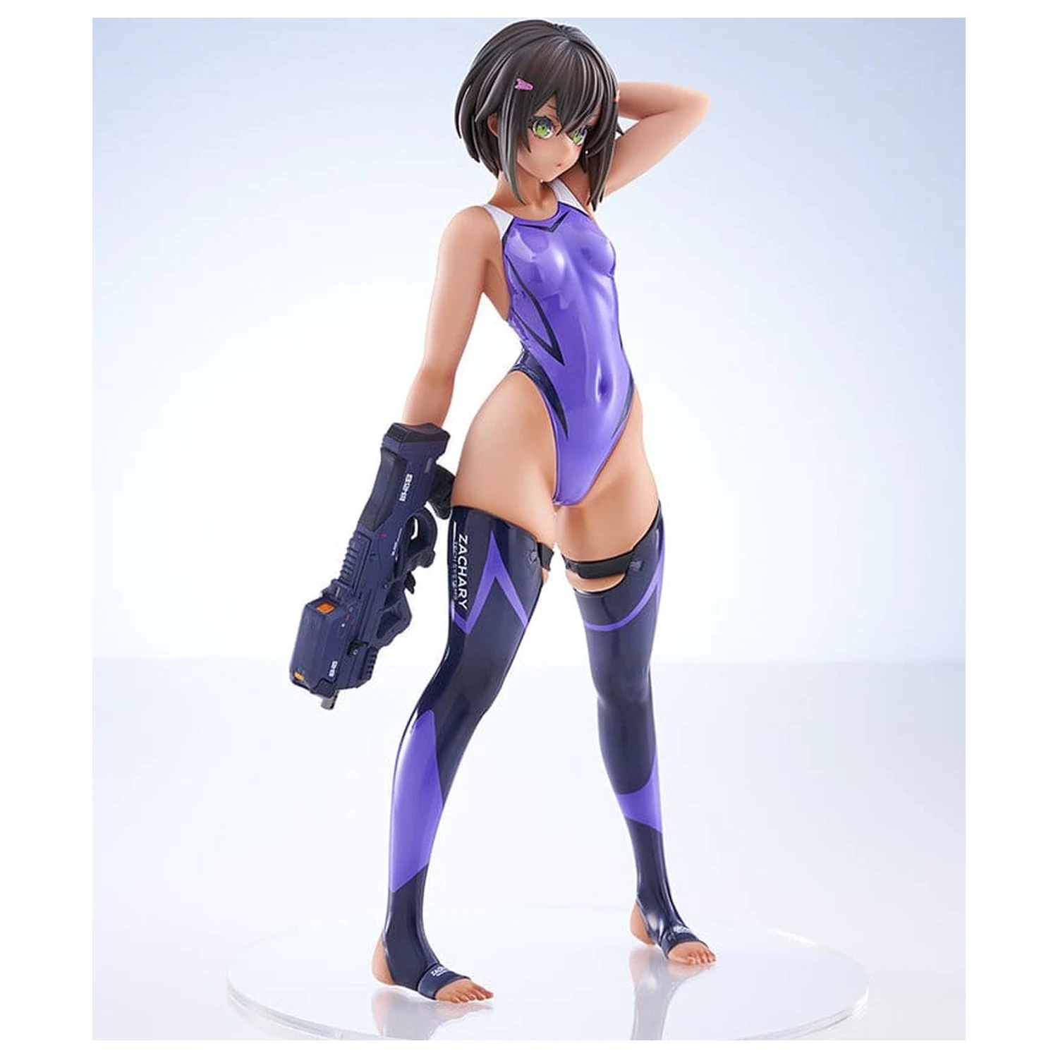 Arms Note PVC Figura 1/7 Buchou-chan of the Swimming Club Purple Swimsuit Ver. 22 cm poza produsului