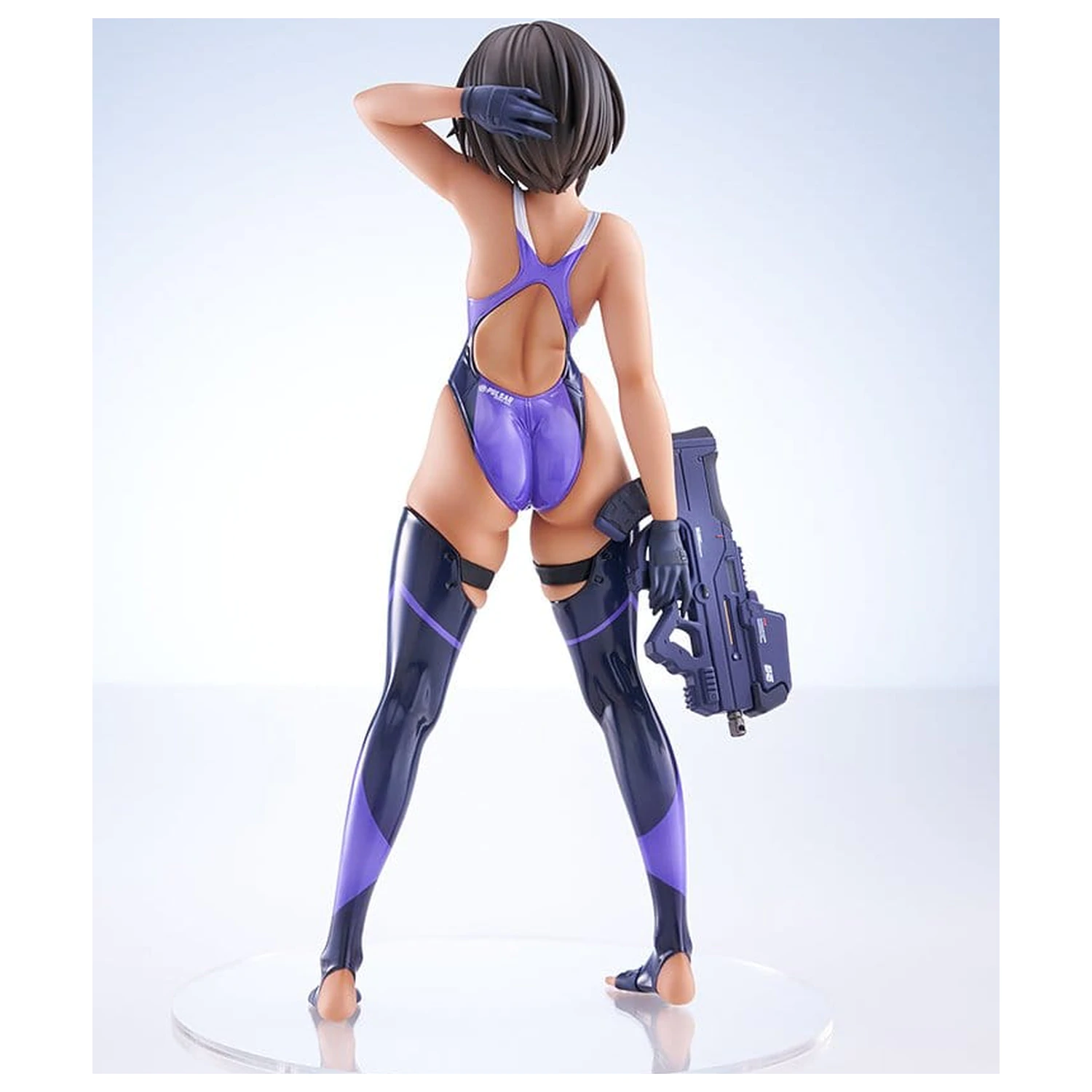 Arms Note PVC Figura 1/7 Buchou-chan of the Swimming Club Purple Swimsuit Ver. 22 cm poza produsului