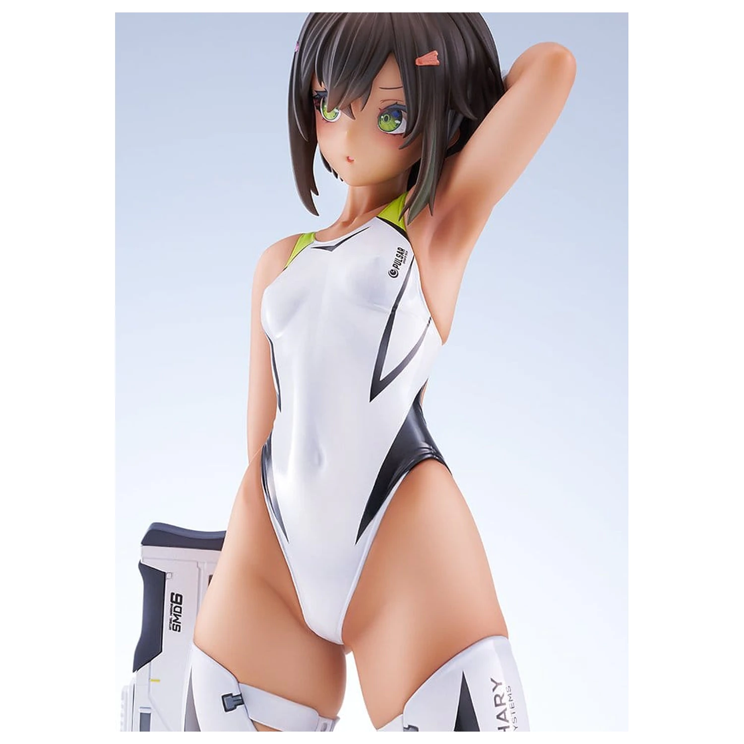 Arms Note PVC Figura 1/7 Buchou-chan of the Swimming Club White Swimsuit Ver. 22 cm poza produsului