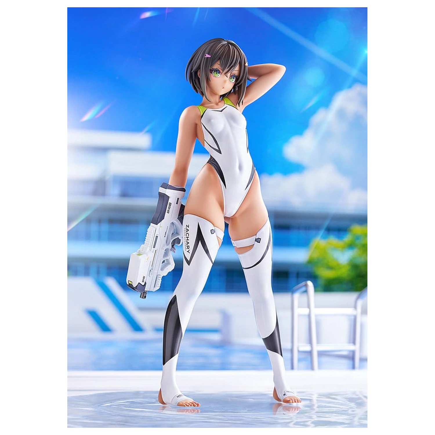 Arms Note PVC Figura 1/7 Buchou-chan of the Swimming Club White Swimsuit Ver. 22 cm poza produsului