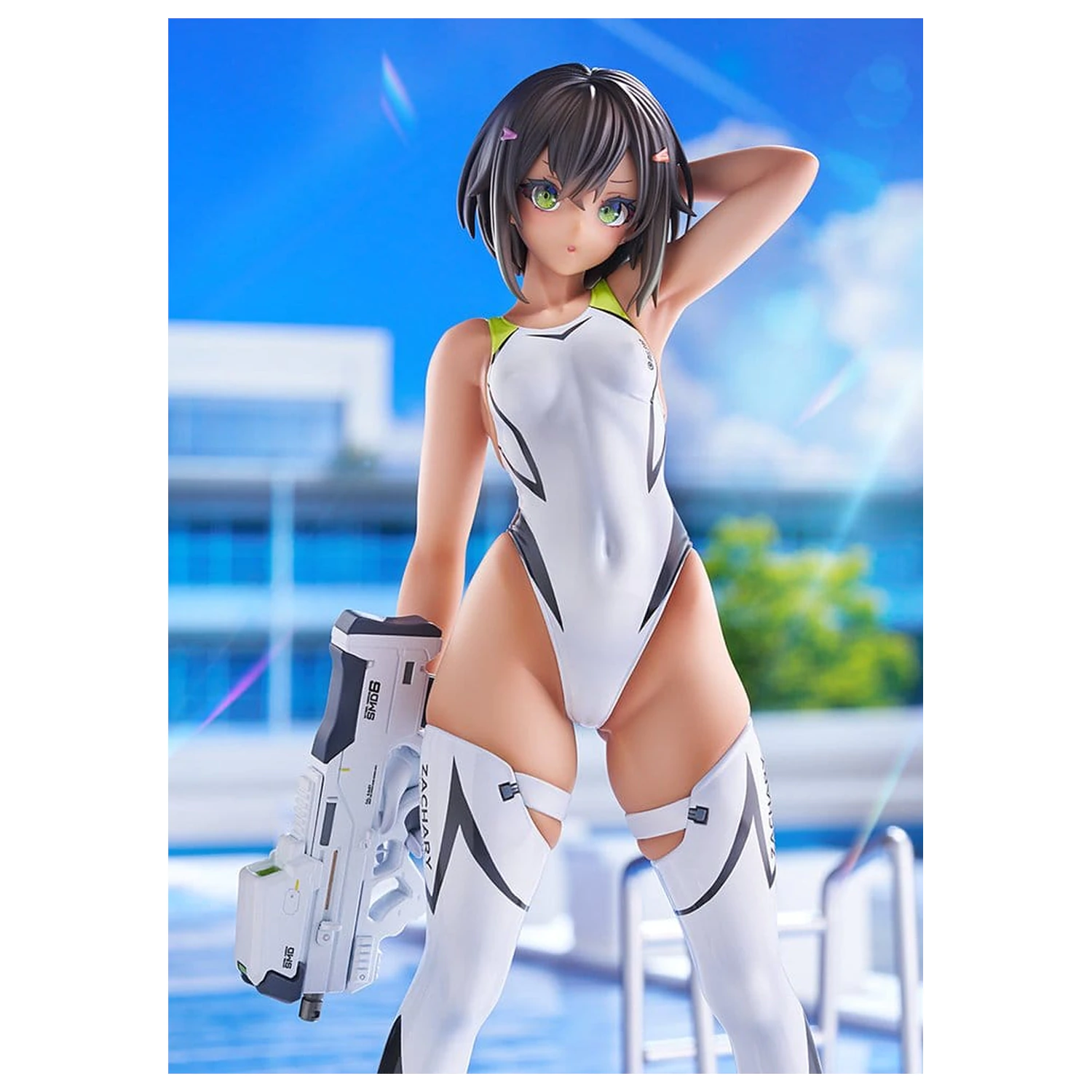 Arms Note PVC Figura 1/7 Buchou-chan of the Swimming Club White Swimsuit Ver. 22 cm poza produsului