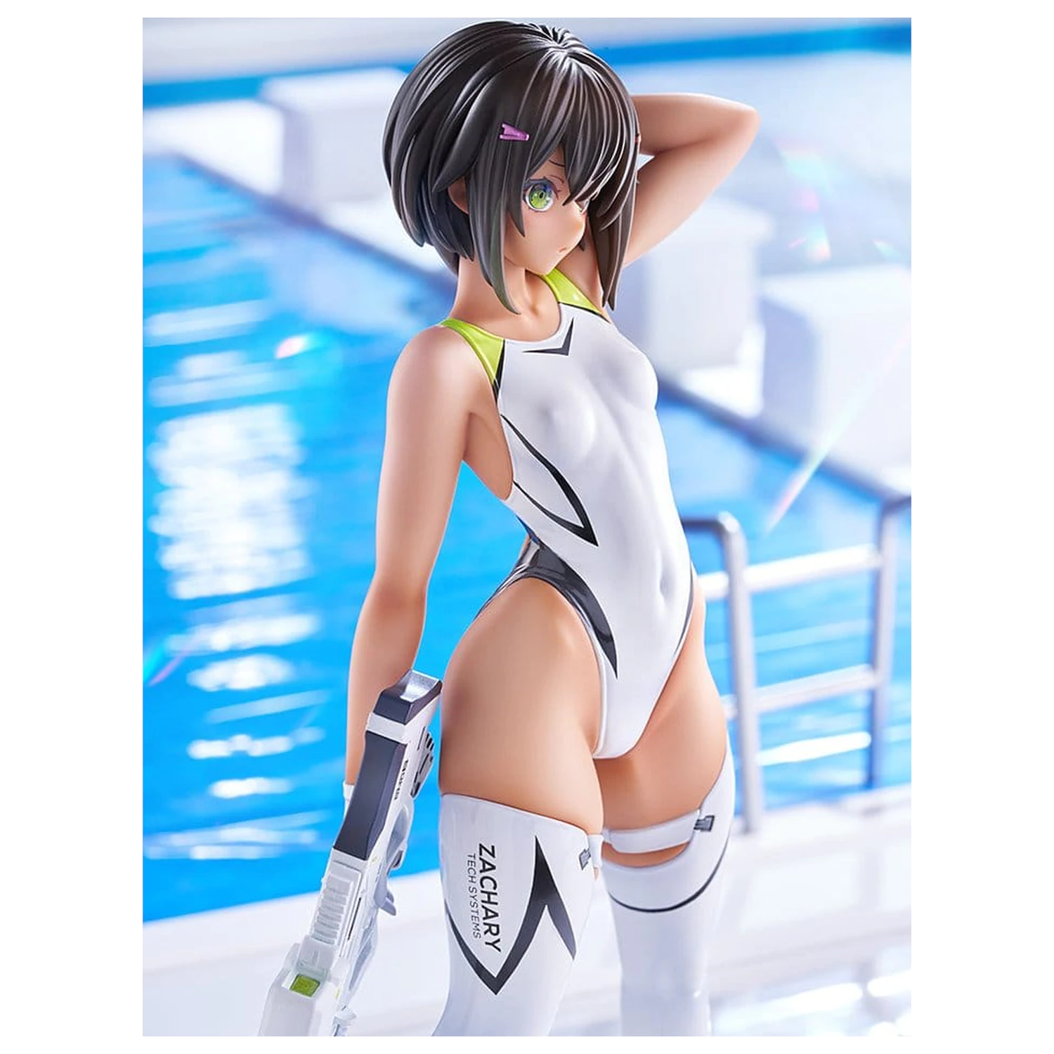 Arms Note PVC Figura 1/7 Buchou-chan of the Swimming Club White Swimsuit Ver. 22 cm poza produsului