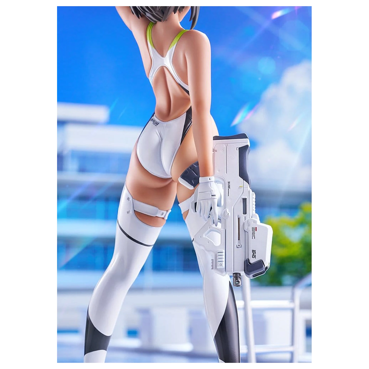 Arms Note PVC Figura 1/7 Buchou-chan of the Swimming Club White Swimsuit Ver. 22 cm poza produsului