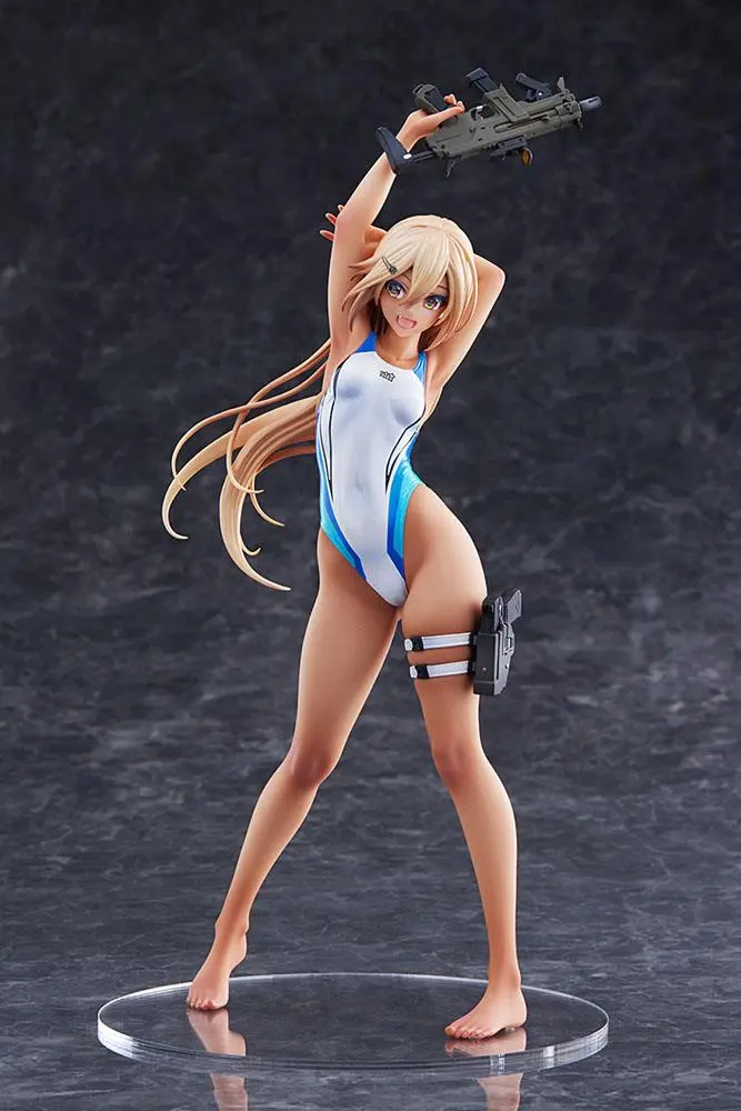 Statuie PVC Arms Note 1/7 Kouhai-chan of the Swim Club Blue Line Swimsuit Ver. 29 cm poza produsului