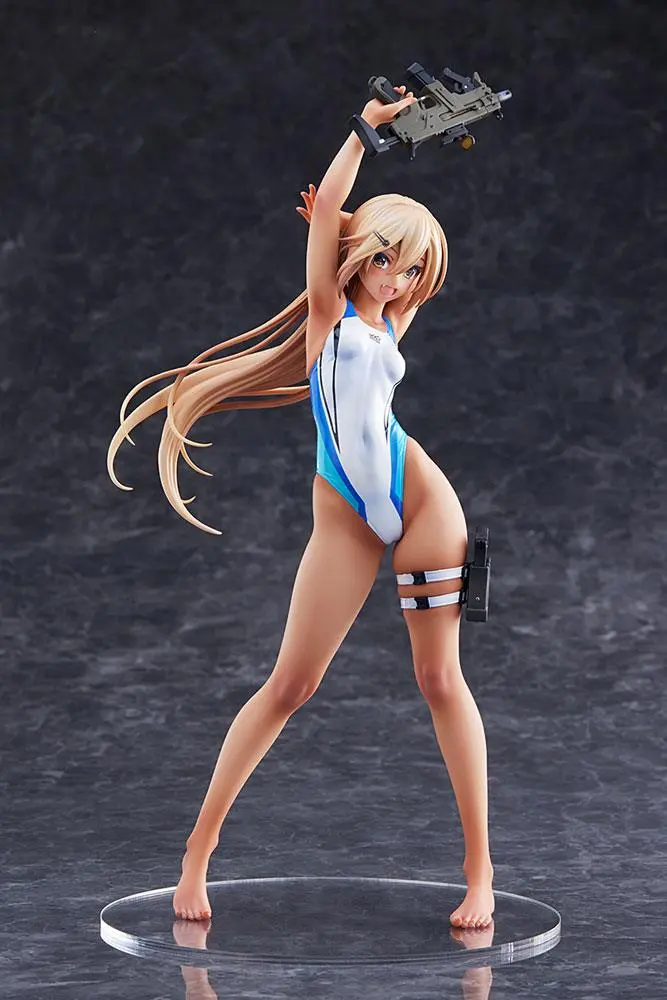 Statuie PVC Arms Note 1/7 Kouhai-chan of the Swim Club Blue Line Swimsuit Ver. 29 cm poza produsului