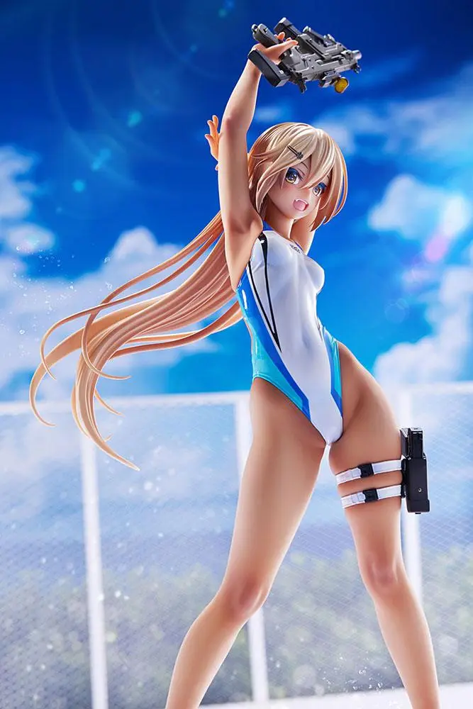 Statuie PVC Arms Note 1/7 Kouhai-chan of the Swim Club Blue Line Swimsuit Ver. 29 cm poza produsului