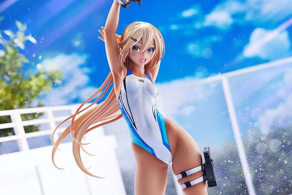 Statuie PVC Arms Note 1/7 Kouhai-chan of the Swim Club Blue Line Swimsuit Ver. 29 cm poza produsului