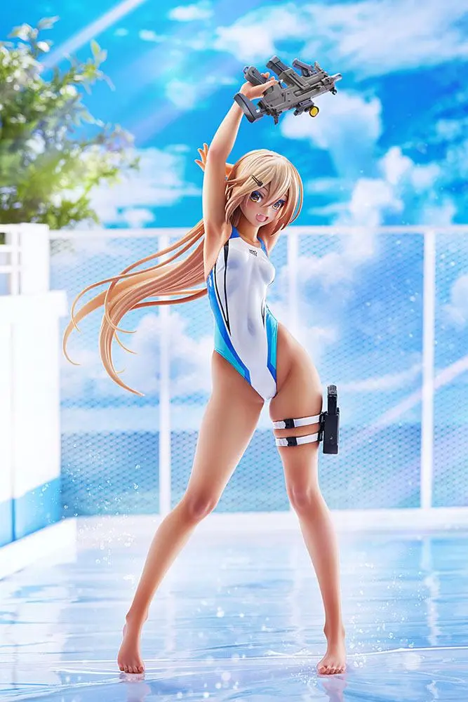 Statuie PVC Arms Note 1/7 Kouhai-chan of the Swim Club Blue Line Swimsuit Ver. 29 cm poza produsului