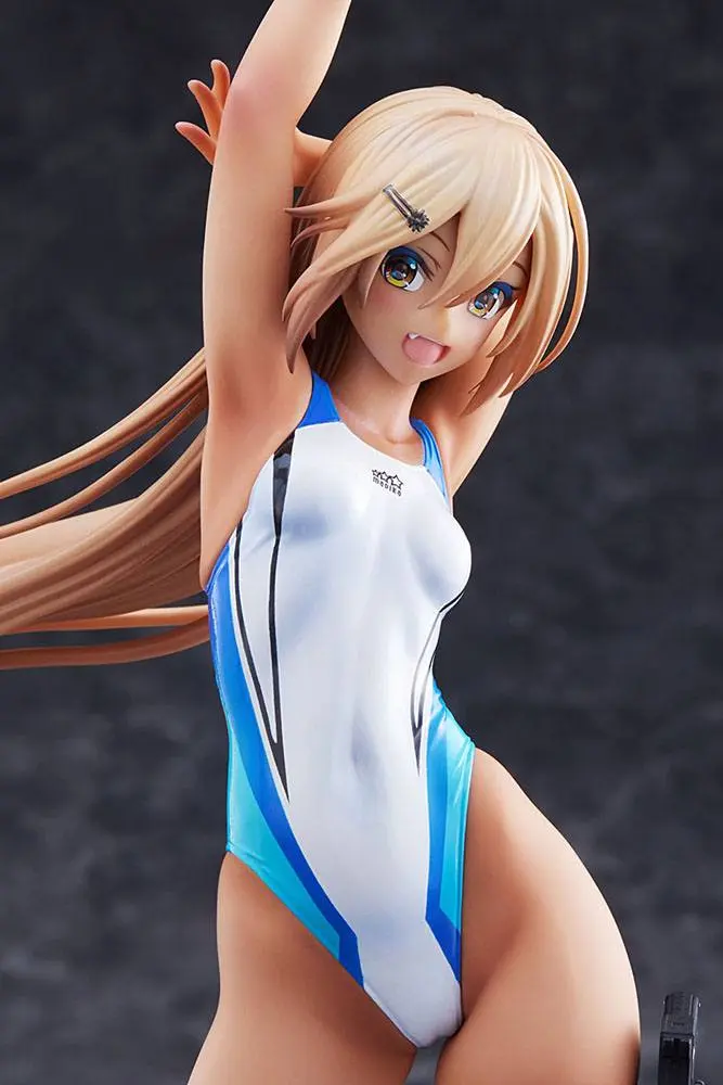 Statuie PVC Arms Note 1/7 Kouhai-chan of the Swim Club Blue Line Swimsuit Ver. 29 cm poza produsului