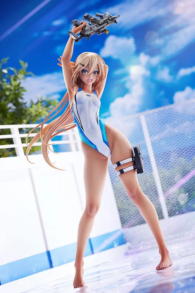 Statuie PVC Arms Note 1/7 Kouhai-chan of the Swim Club Blue Line Swimsuit Ver. 29 cm poza produsului