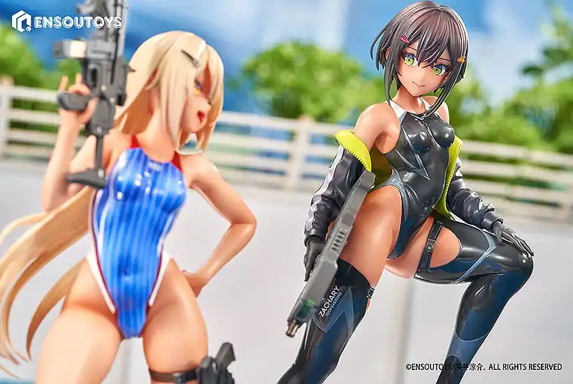 Arms Note Statuie 1/7 Echipa de Înot Bucho-chan și Kohai-chan 22 cm poza produsului