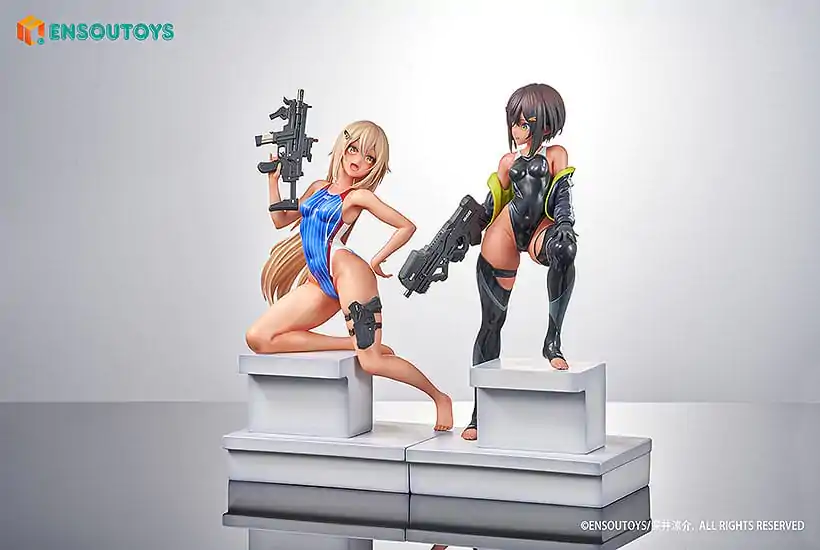 Arms Note Statuie 1/7 Echipa de Înot Bucho-chan și Kohai-chan 22 cm poza produsului