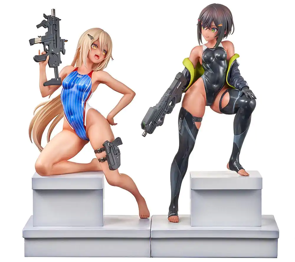 Arms Note Statuie 1/7 Echipa de Înot Bucho-chan și Kohai-chan 22 cm poza produsului