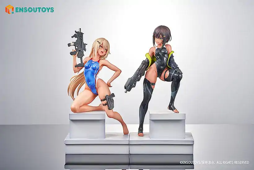 Arms Note Statuie 1/7 Echipa de Înot Bucho-chan și Kohai-chan 22 cm poza produsului