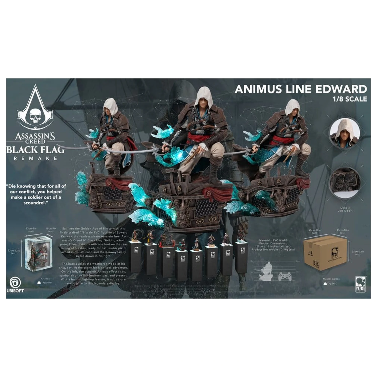 Statuie Assassin´s Creed Animus Edward poza produsului