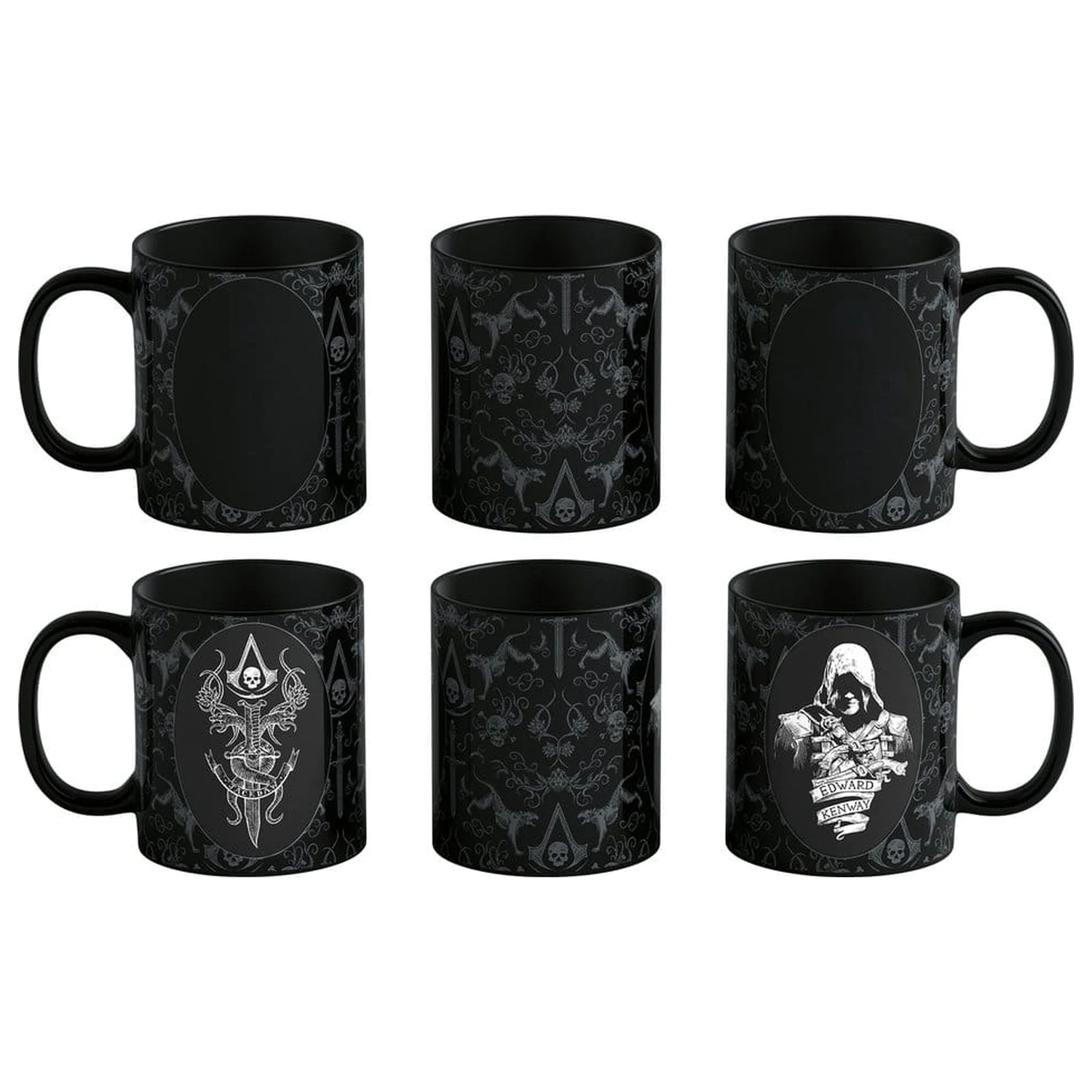 Assassin's Creed Black Flag Resynced Heat Change Mug Edward Kenway 480 ml poza produsului