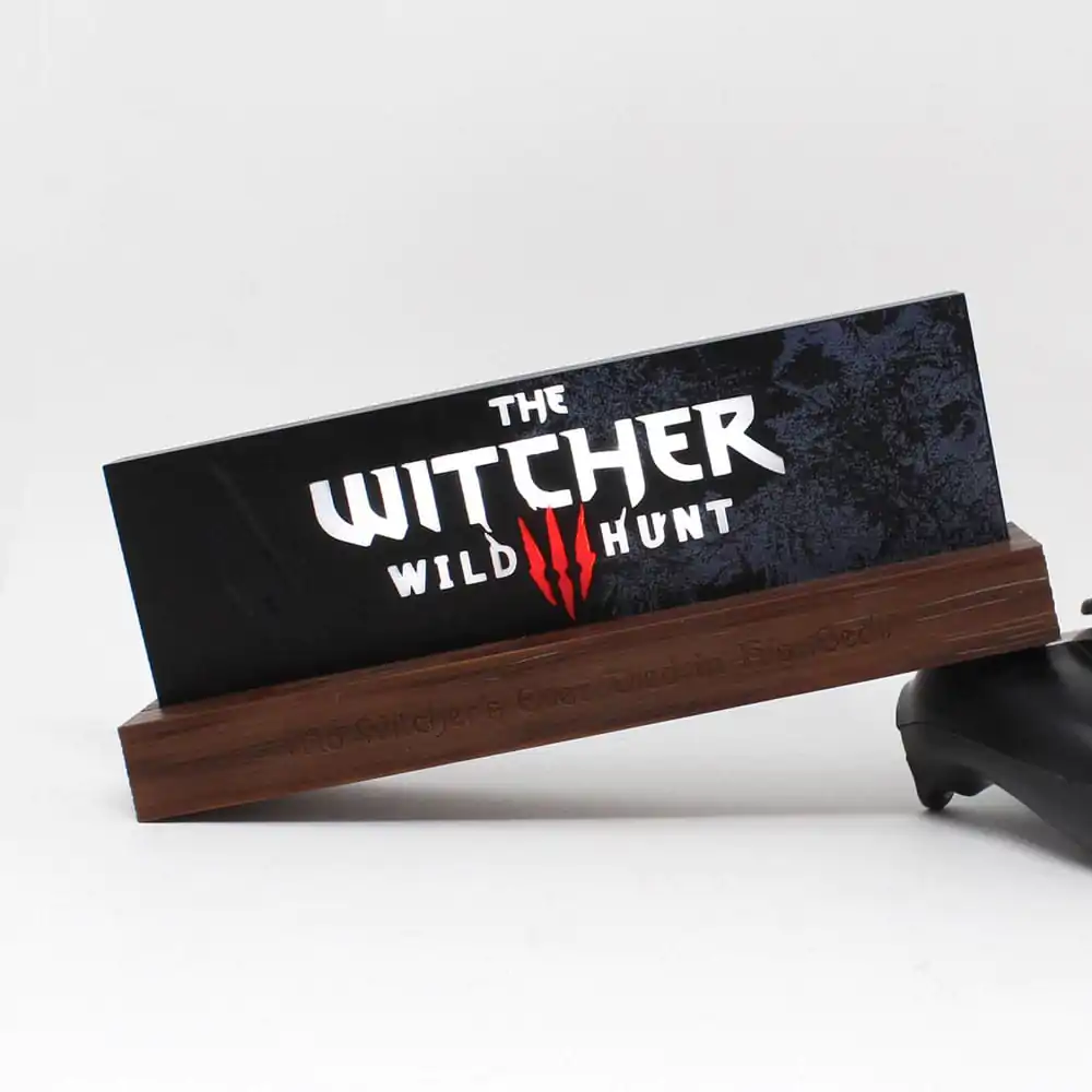 The Witcher LED lampă Wild Hunt Logo 22 cm poza produsului