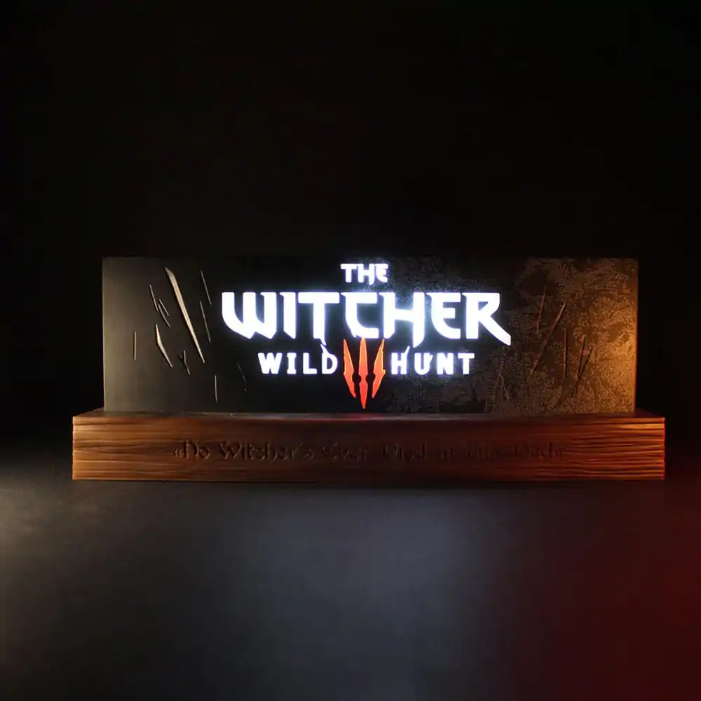 The Witcher LED lampă Wild Hunt Logo 22 cm poza produsului