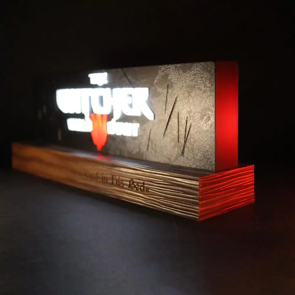 The Witcher LED lampă Wild Hunt Logo 22 cm poza produsului