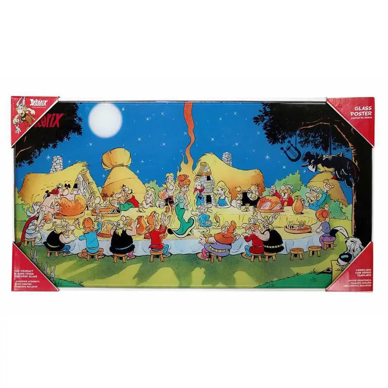 Asterix banquet crystal poster, poster cristal banchet poza produsului