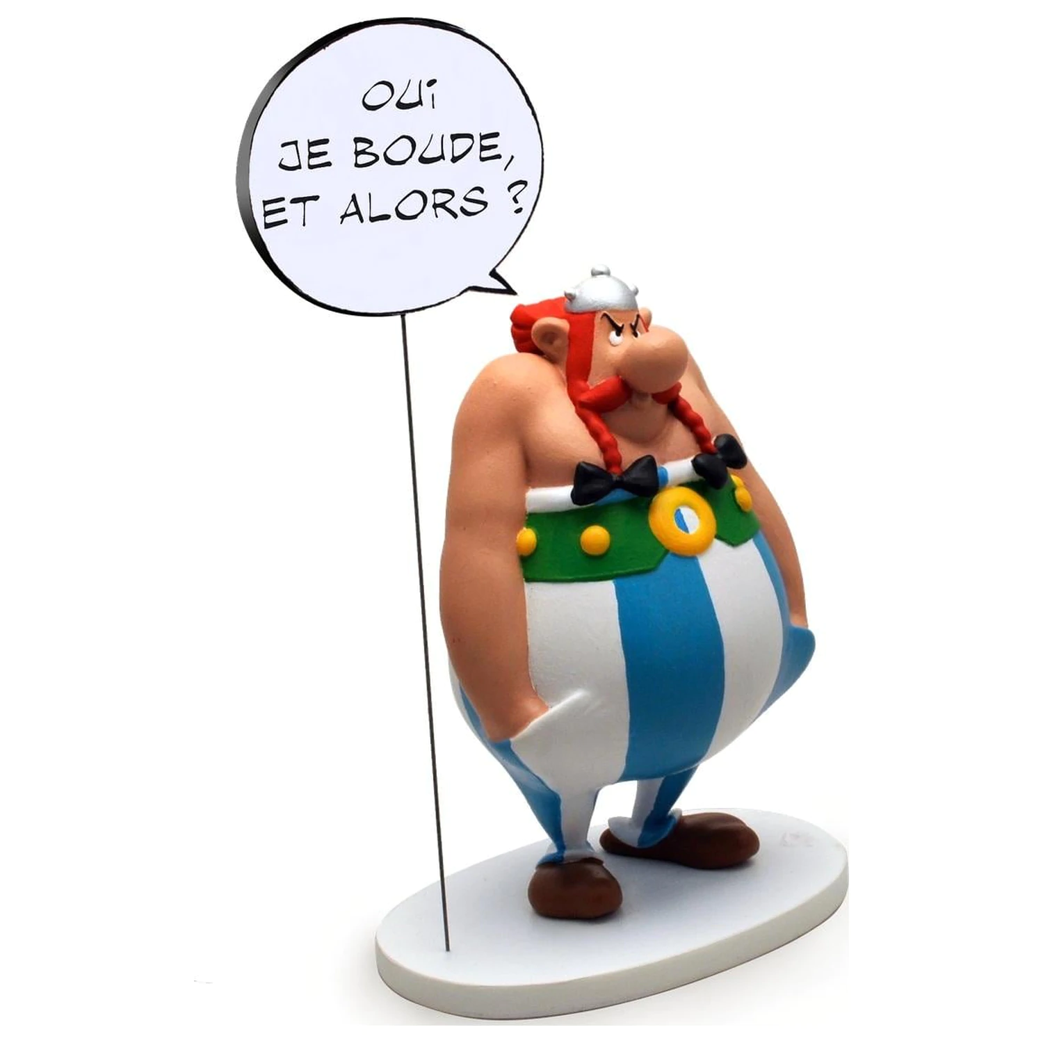 Statuie Asterix & Obelix Obelix Oui Je Boude? New Edition 19 cm poza produsului