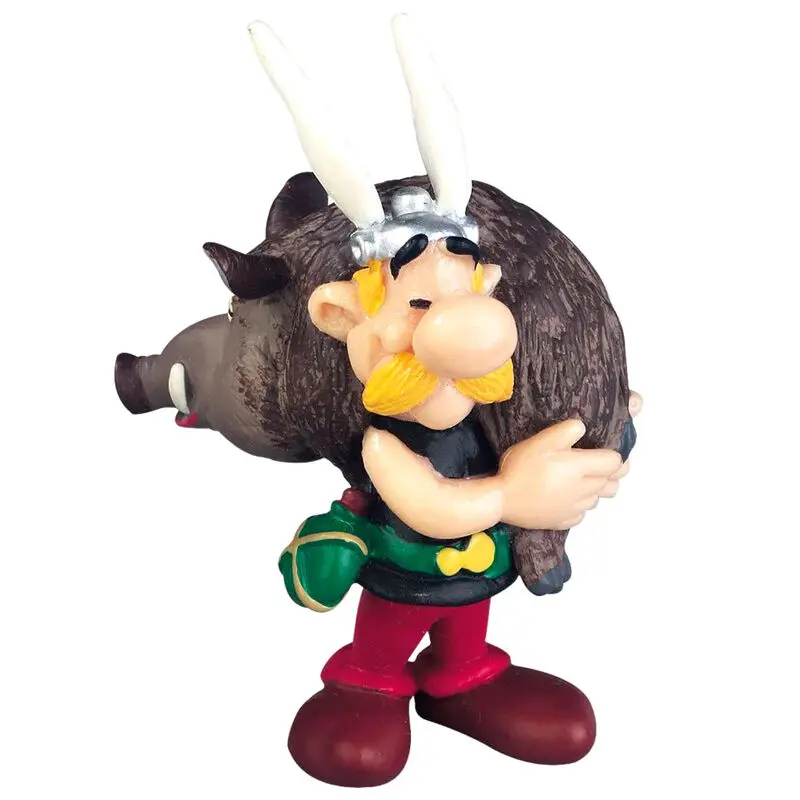 Figurină Asterix Asterix ținând un mistreț 6 cm poza produsului