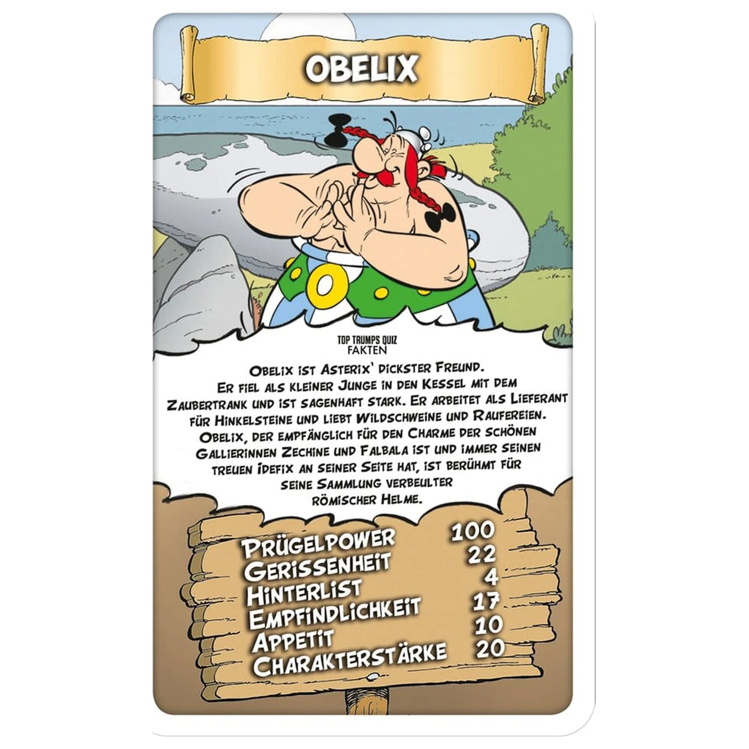 Asterix Card Game Top Trumps Editia Germana poza produsului