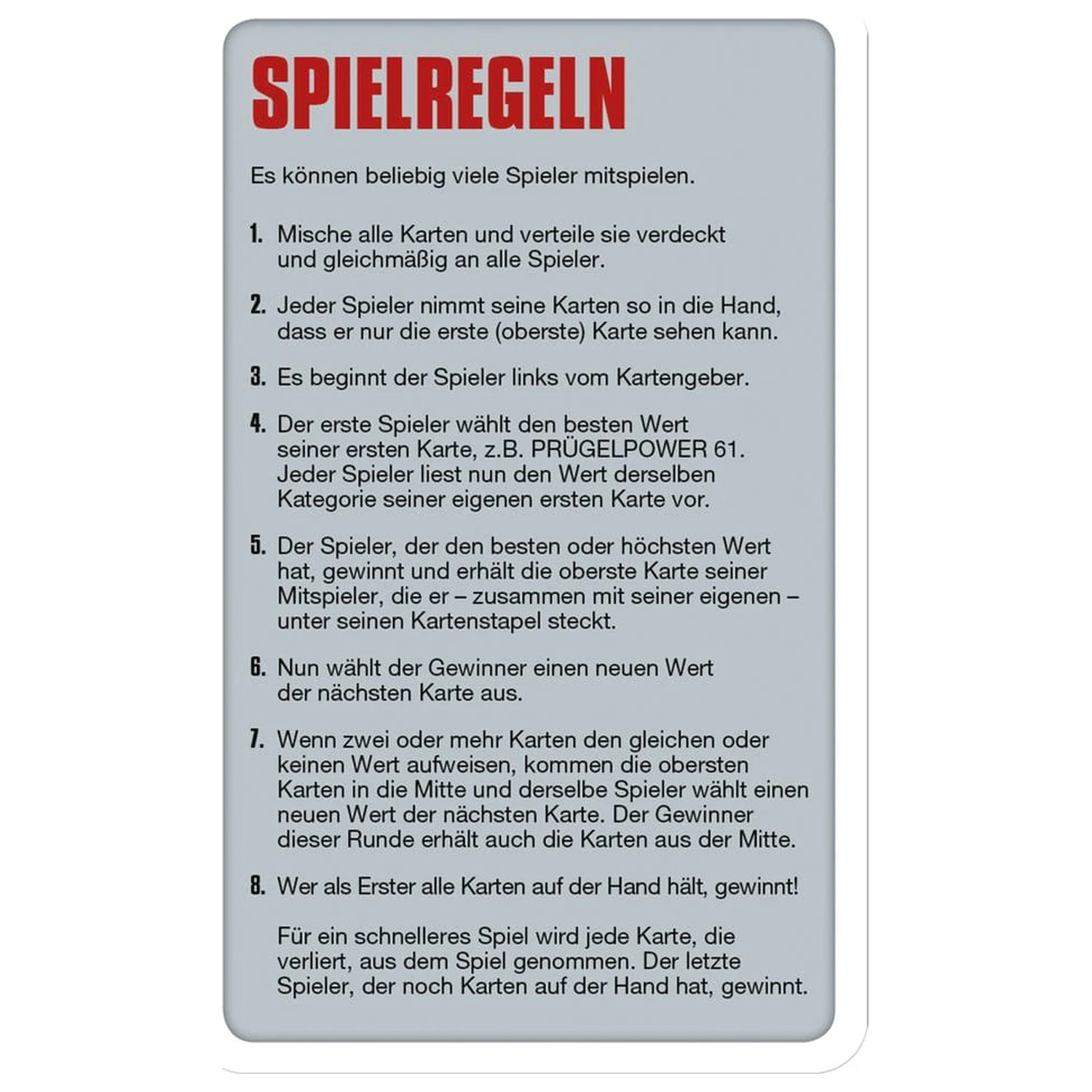Asterix Card Game Top Trumps Editia Germana poza produsului