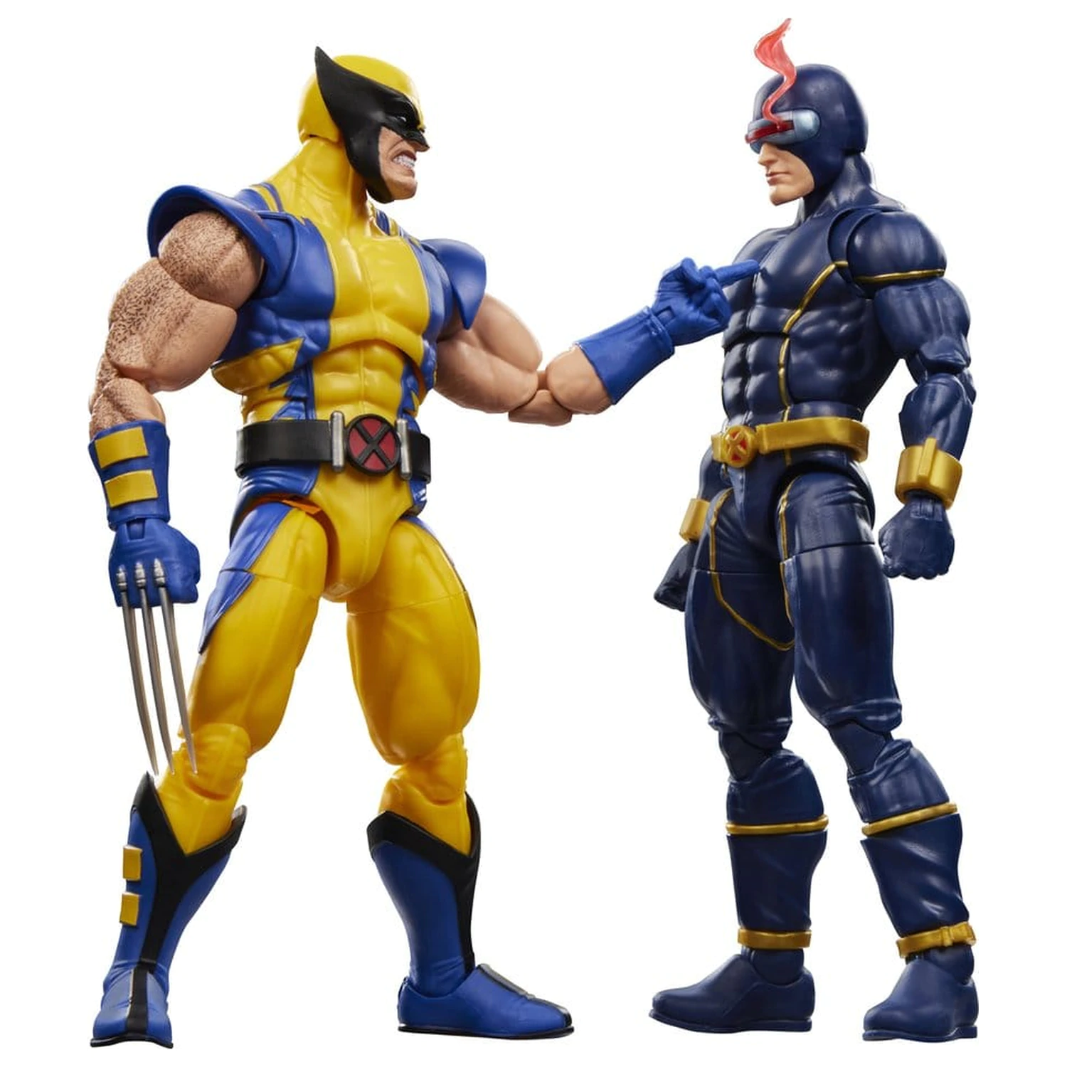 Pachet de 2 figurine de actiune Astonishing X-Men Marvel Legends Cyclops si Wolverine 15 cm poza produsului