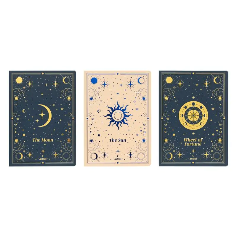 Set 3 caiete A5 Astral poza produsului