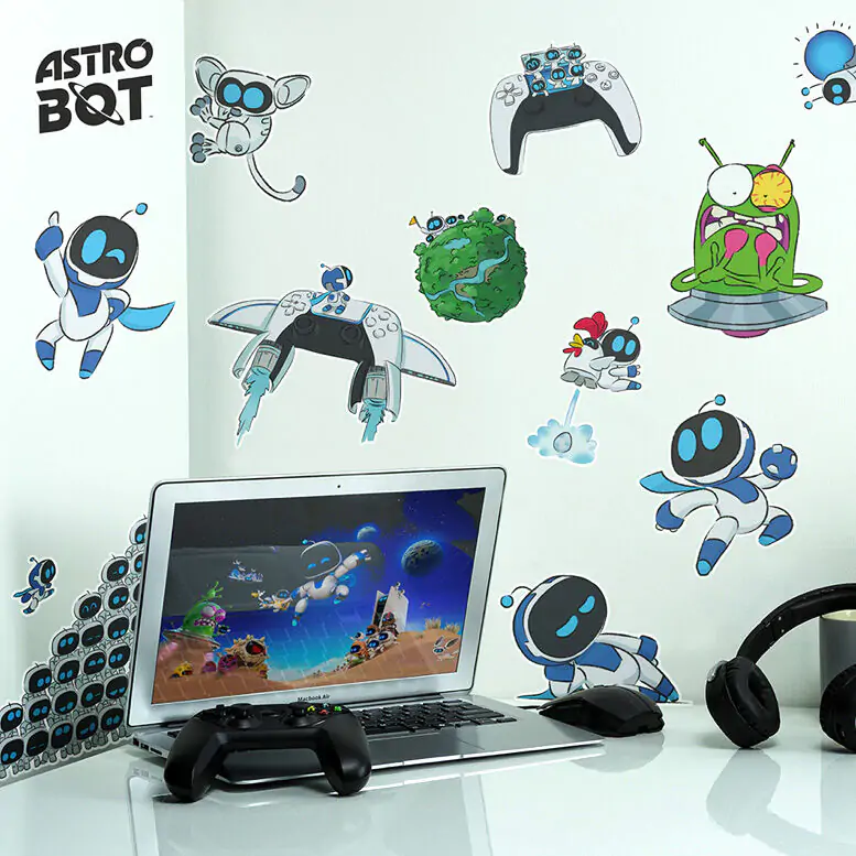 Astro Bot autocolante de perete poza produsului