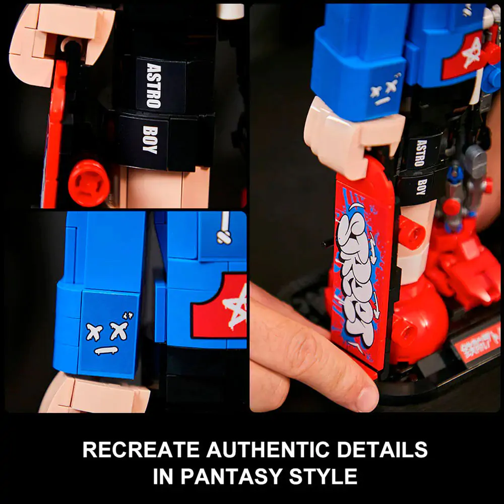 Astro Boy the Skateboar Set de construcție Astro Boy 1117 piese poza produsului