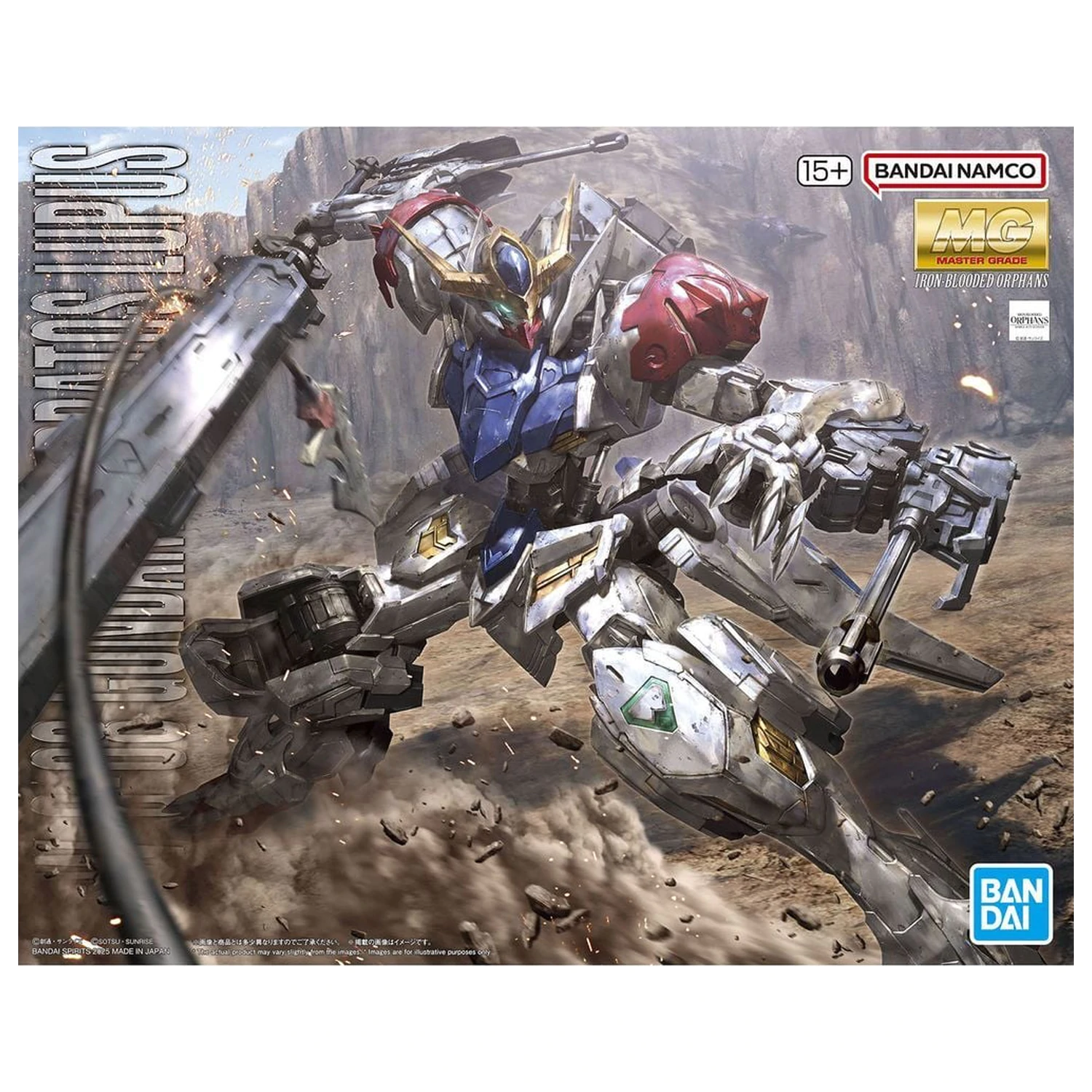 ASW-G-08 Gundam Barbatos Lupus trusa de model MG 1/100 poza produsului