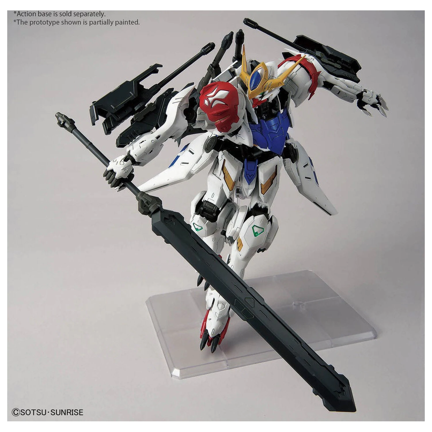 ASW-G-08 Gundam Barbatos Lupus trusa de model MG 1/100 poza produsului