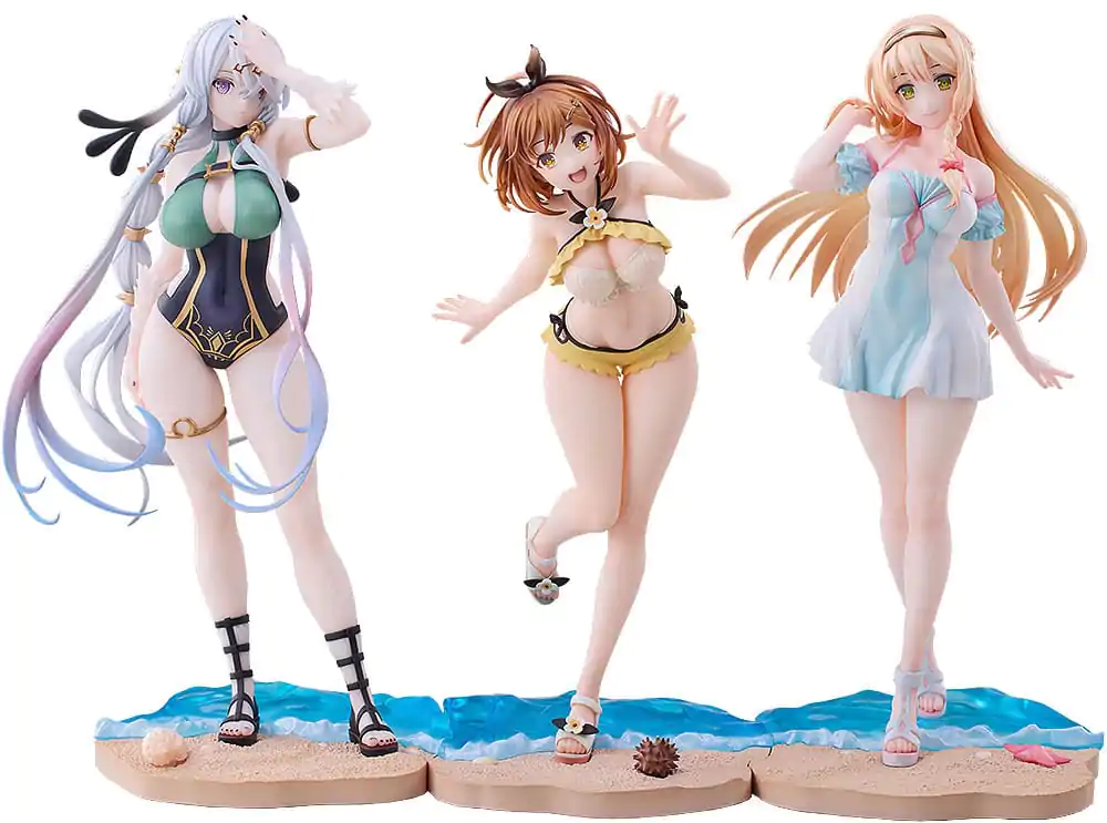 Atelier Ryza: Ever Darkness & the Secret Hideout PVC Statues Set de 3 statui 1/7 Ryza, Klaudia, Lila: Swimsuit Ver. poza produsului