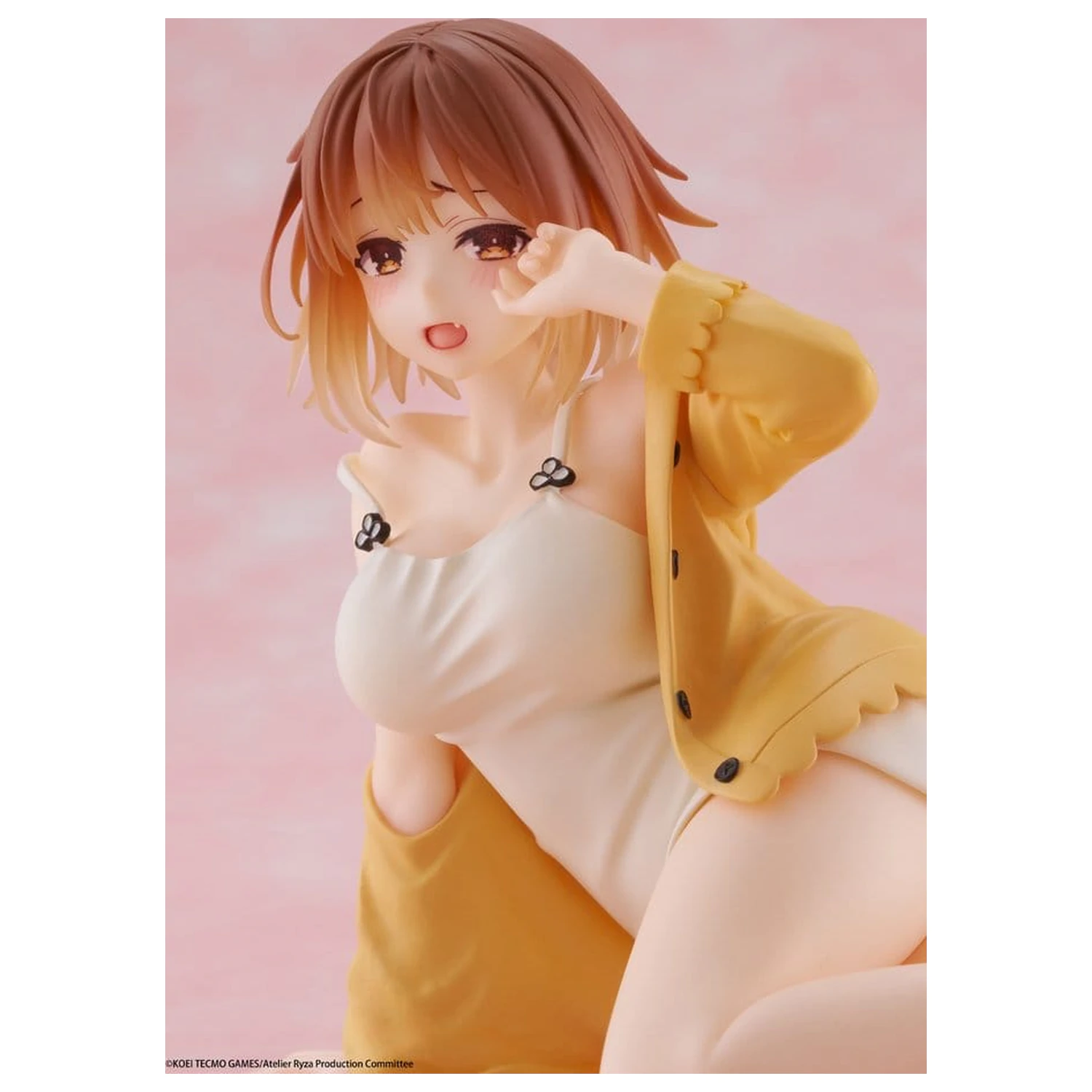 Atelier Ryza: Ever Darkness & the Secret Hideout Desktop Drăguță Figurina PVC Ryza (Versiunea în Pijama) Reissue 13 cm poza produsului
