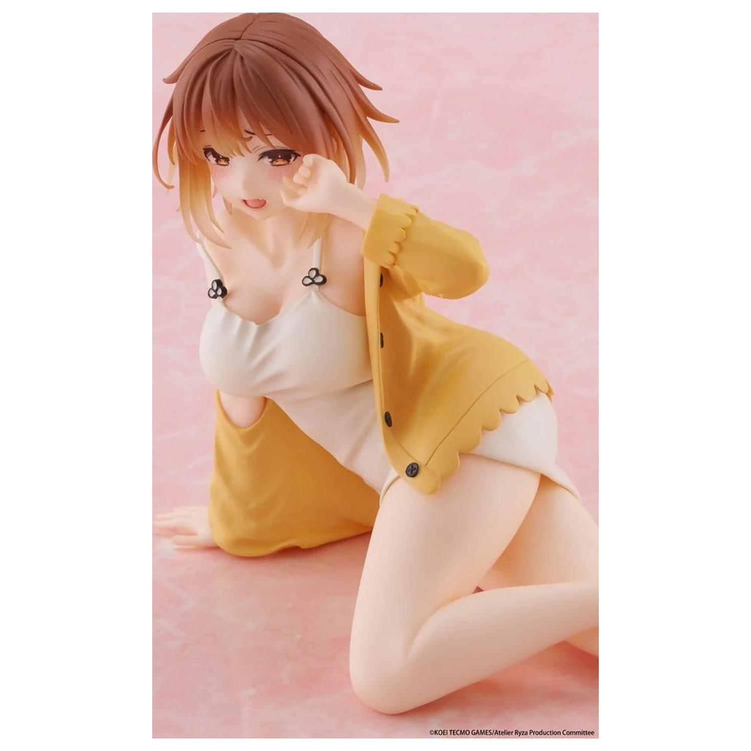Atelier Ryza: Ever Darkness & the Secret Hideout Desktop Drăguță Figurina PVC Ryza (Versiunea în Pijama) Reissue 13 cm poza produsului