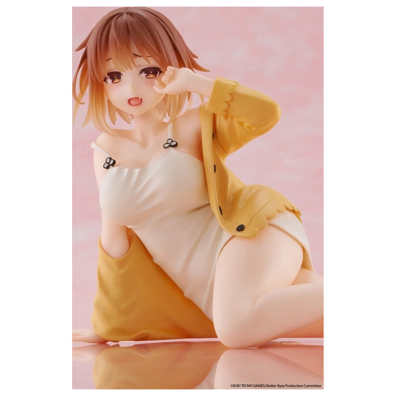 Atelier Ryza: Ever Darkness & the Secret Hideout Desktop Drăguță Figurina PVC Ryza (Versiunea în Pijama) Reissue 13 cm poza produsului