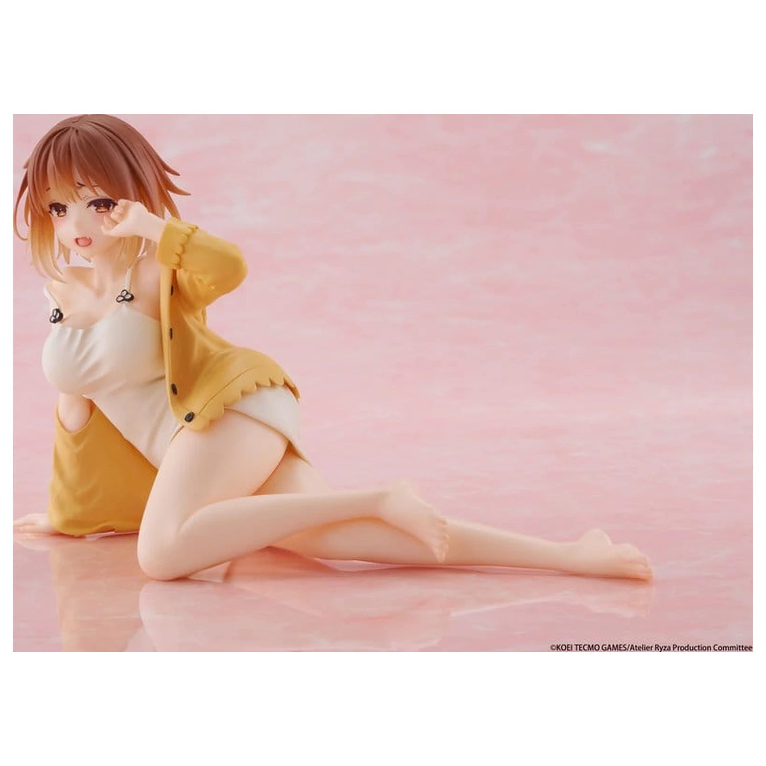 Atelier Ryza: Ever Darkness & the Secret Hideout Desktop Drăguță Figurina PVC Ryza (Versiunea în Pijama) Reissue 13 cm poza produsului