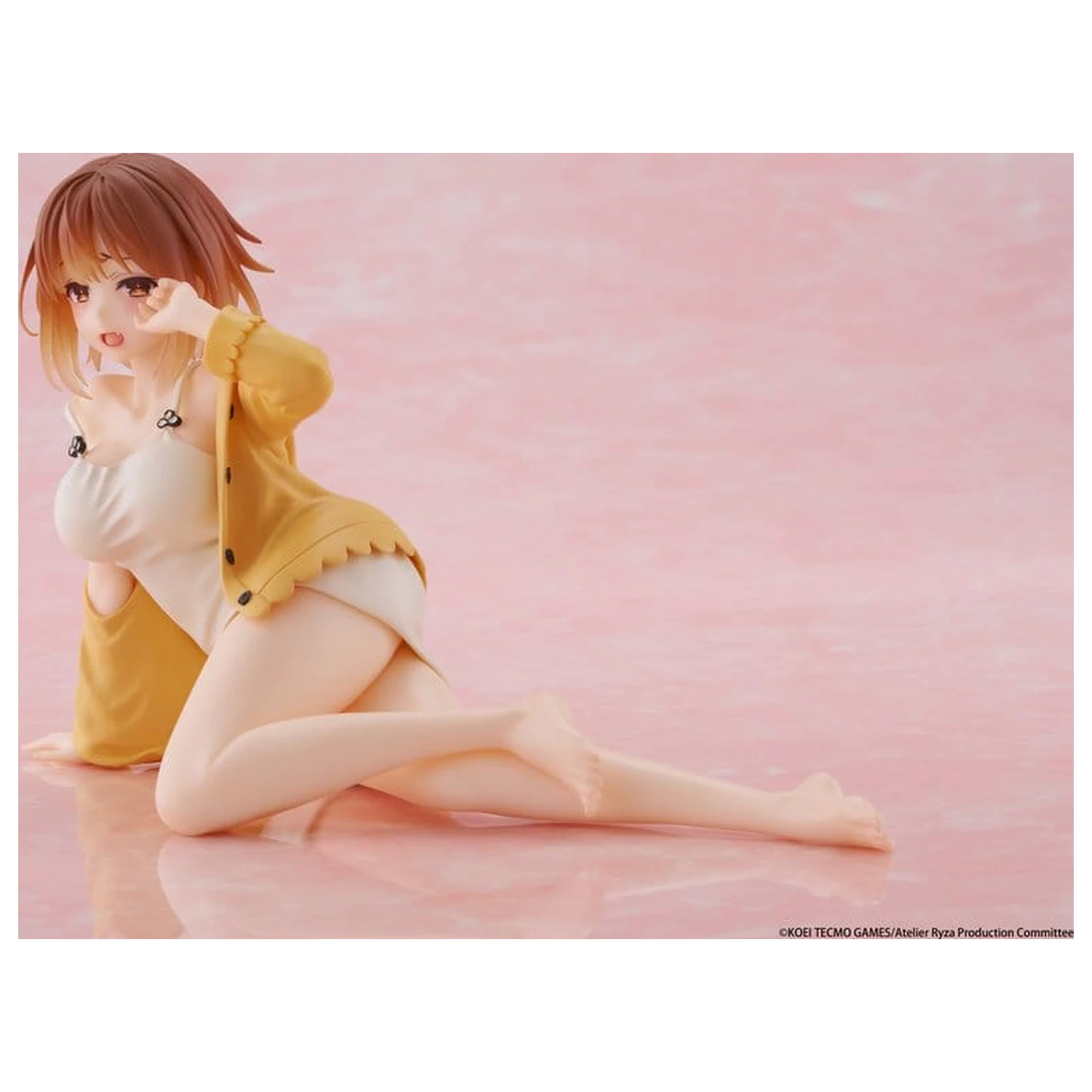 Atelier Ryza: Ever Darkness & the Secret Hideout Desktop Drăguță Figurina PVC Ryza (Versiunea în Pijama) Reissue 13 cm poza produsului