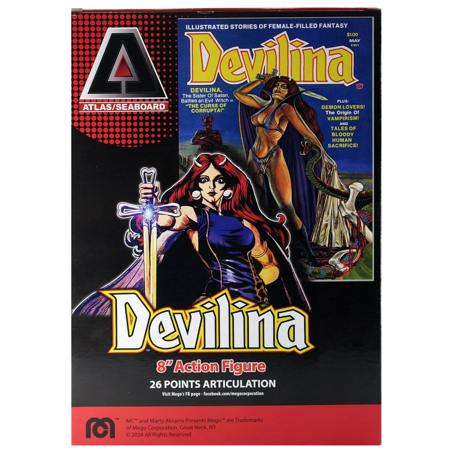 Atlas Comics figurina de acțiune Devilina 20 cm poza produsului
