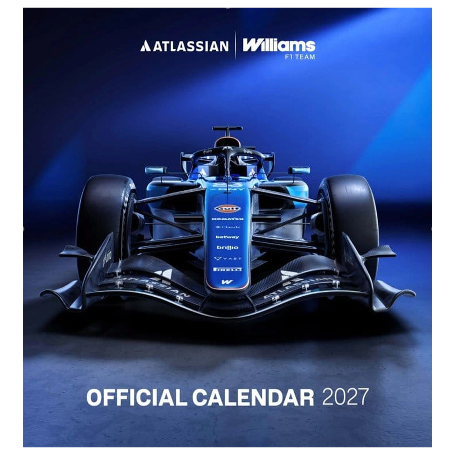 Atlassian Williams F1 Team Calendar oficial 2027 30 x 30 cm poza produsului
