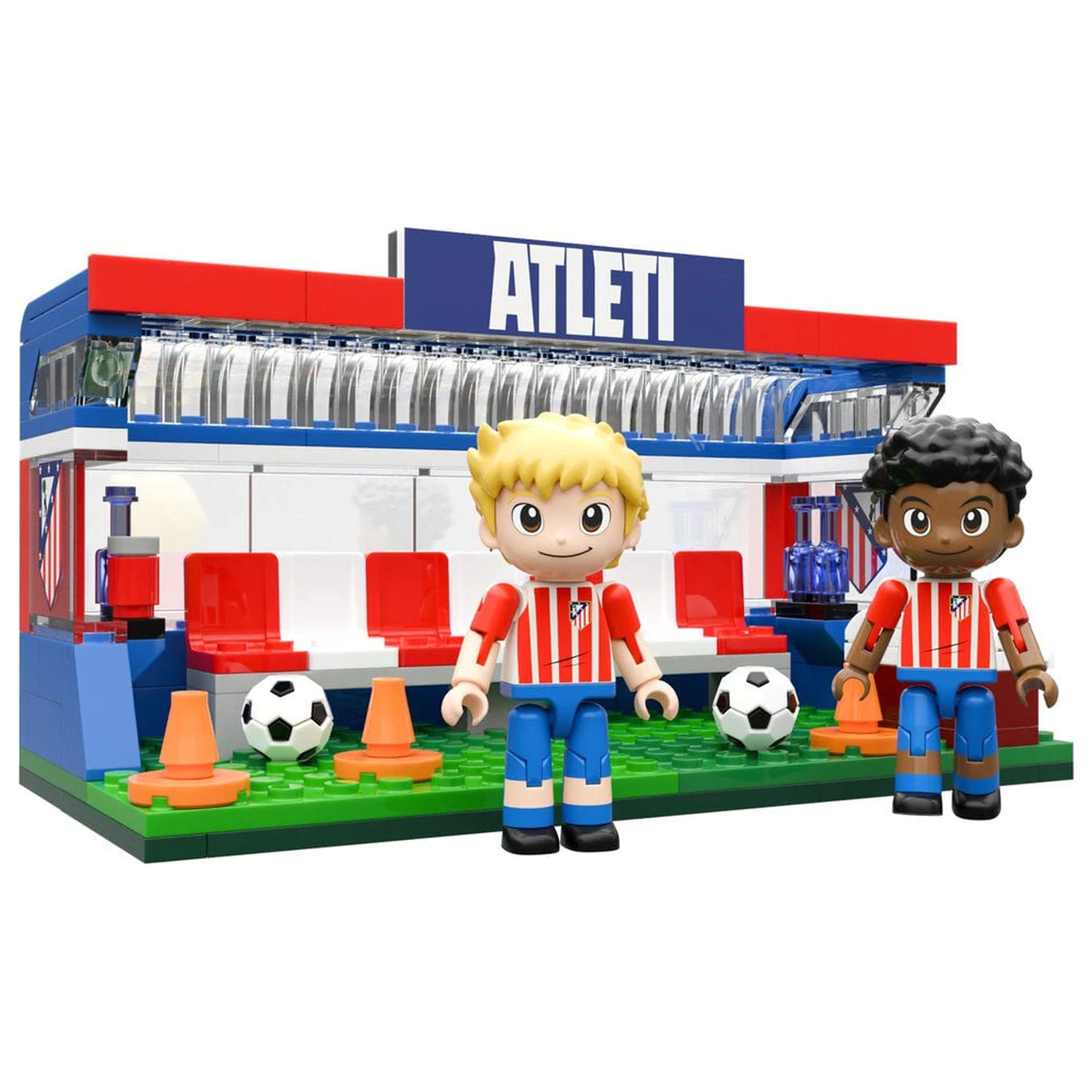 Atletico de Madrid set bancuta cu figurine 184 piese poza produsului