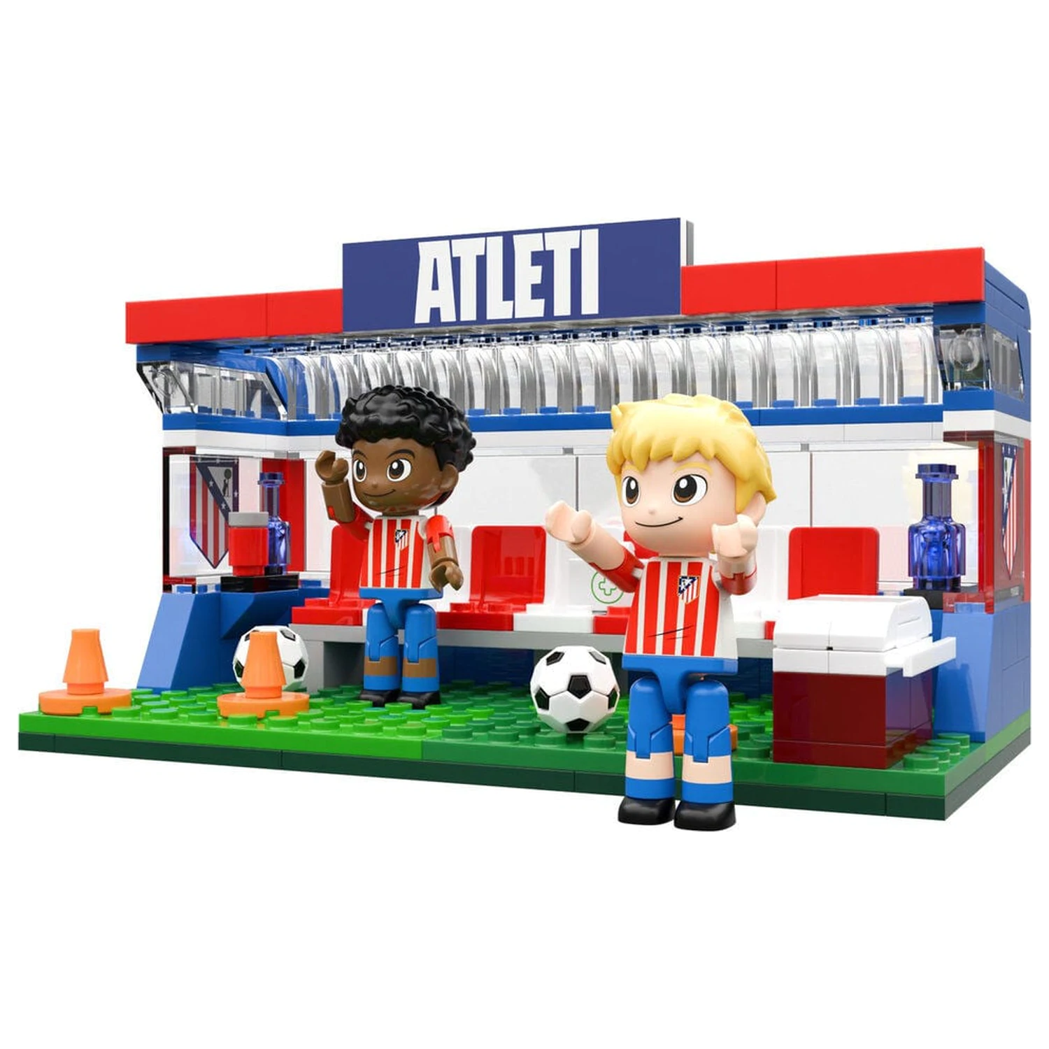Atletico de Madrid set bancuta cu figurine 184 piese poza produsului
