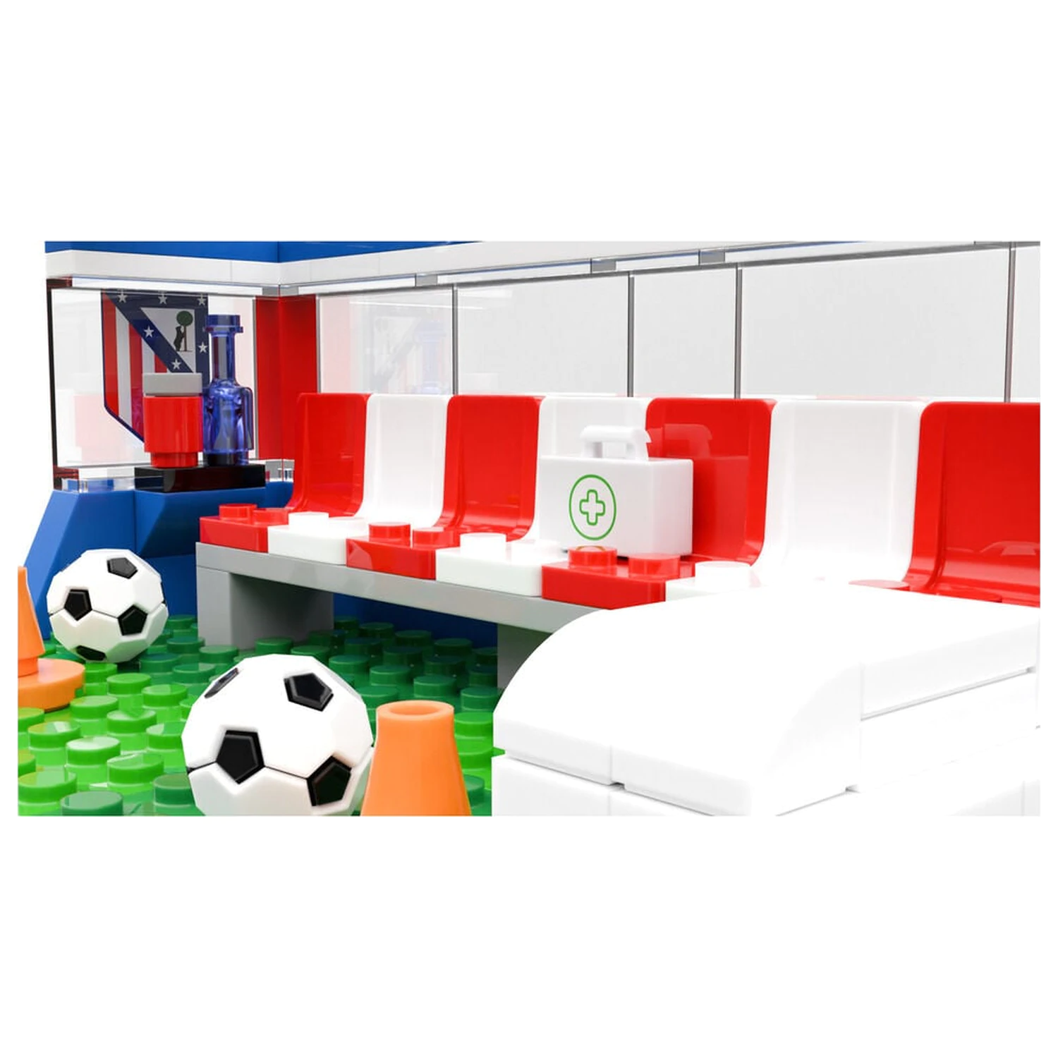 Atletico de Madrid set bancuta cu figurine 184 piese poza produsului