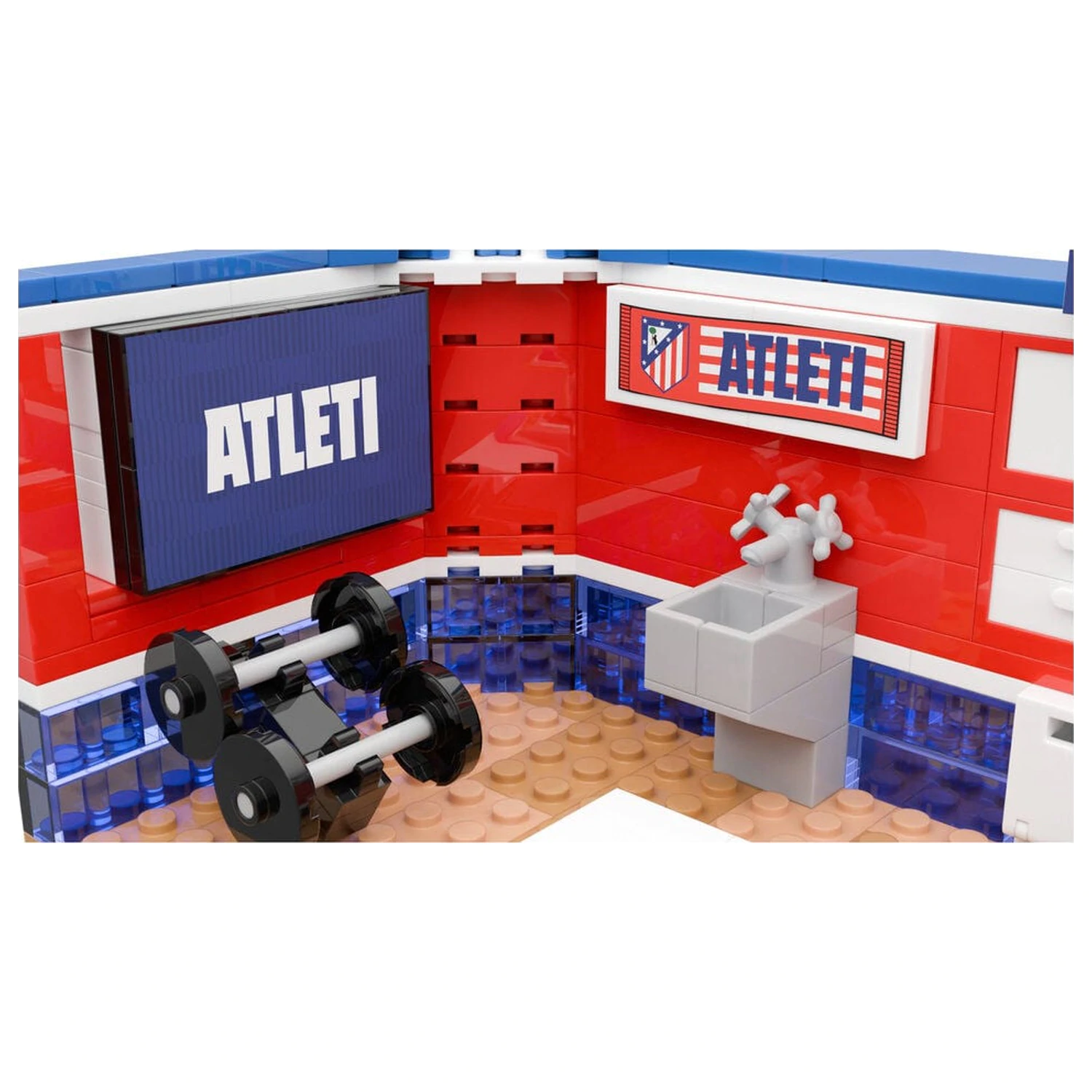 Atletico de Madrid set vestiar cu figurina 439 piese poza produsului