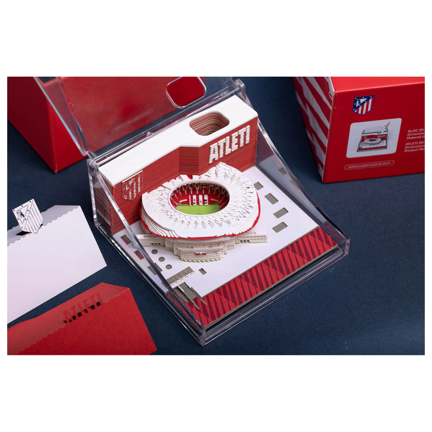 Atletico de Madrid Metropolitano caiet 3D poza produsului