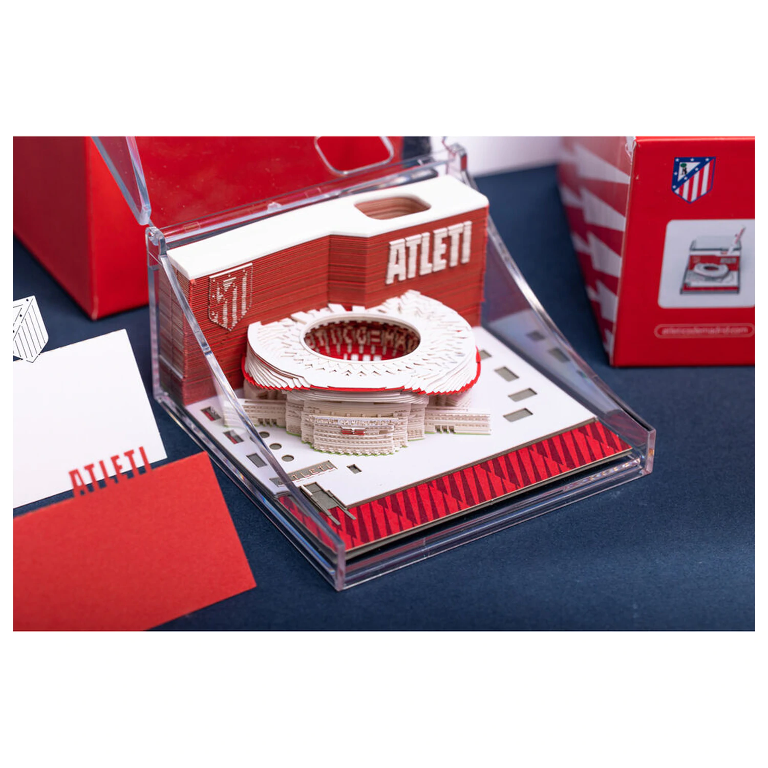 Atletico de Madrid Metropolitano caiet 3D poza produsului