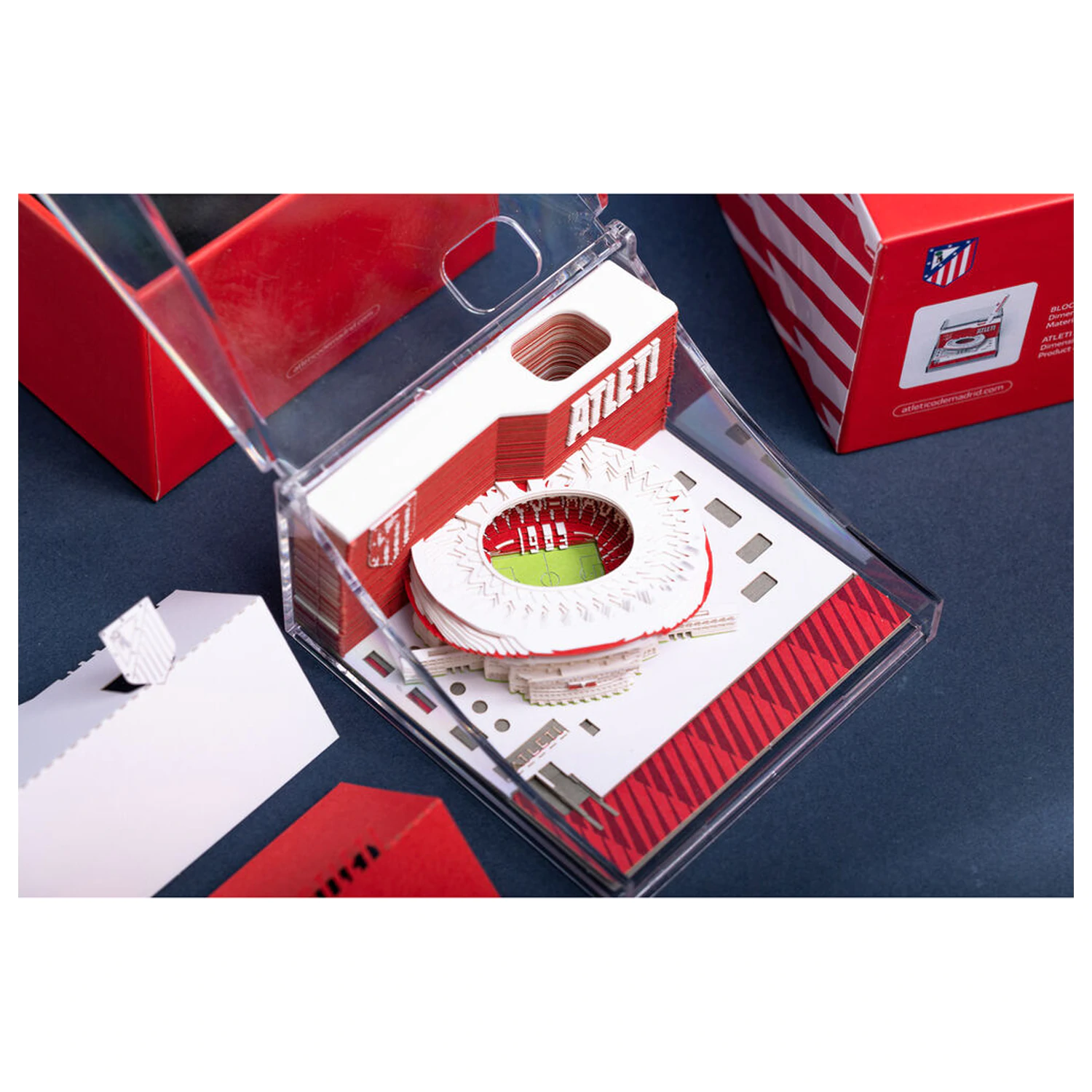 Atletico de Madrid Metropolitano caiet 3D poza produsului