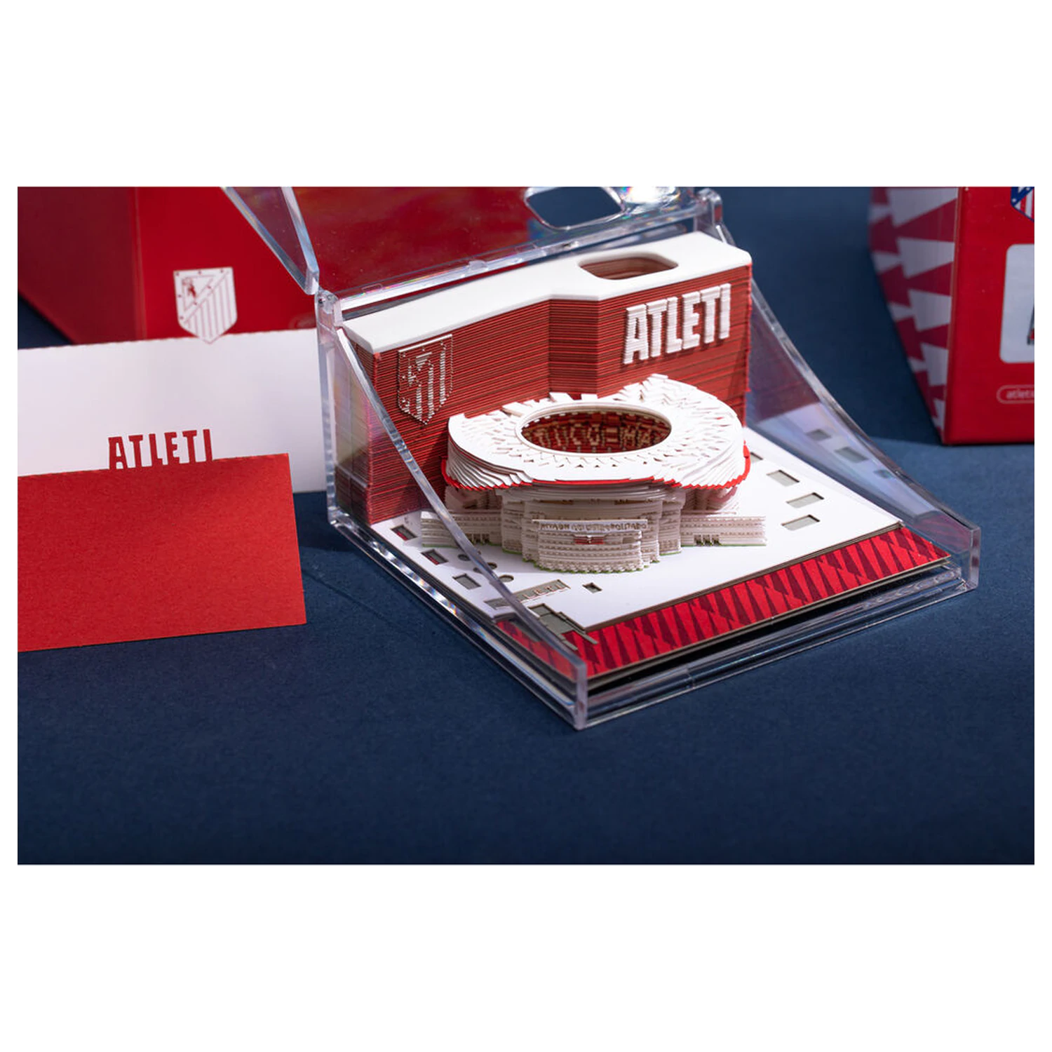 Atletico de Madrid Metropolitano caiet 3D poza produsului